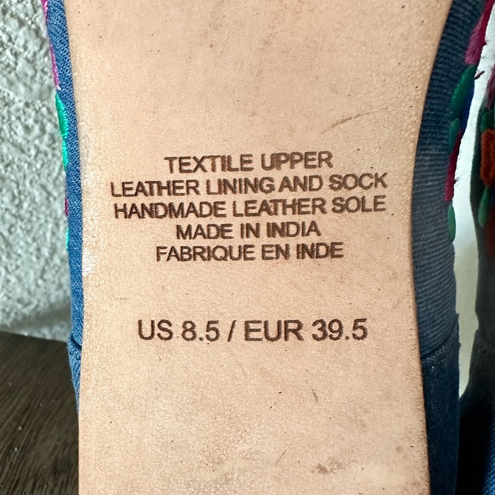 Jeffery Campbell Vijay Embroidered Step-Down US 8.5 EUR 39.5 - Picture 9 of 16